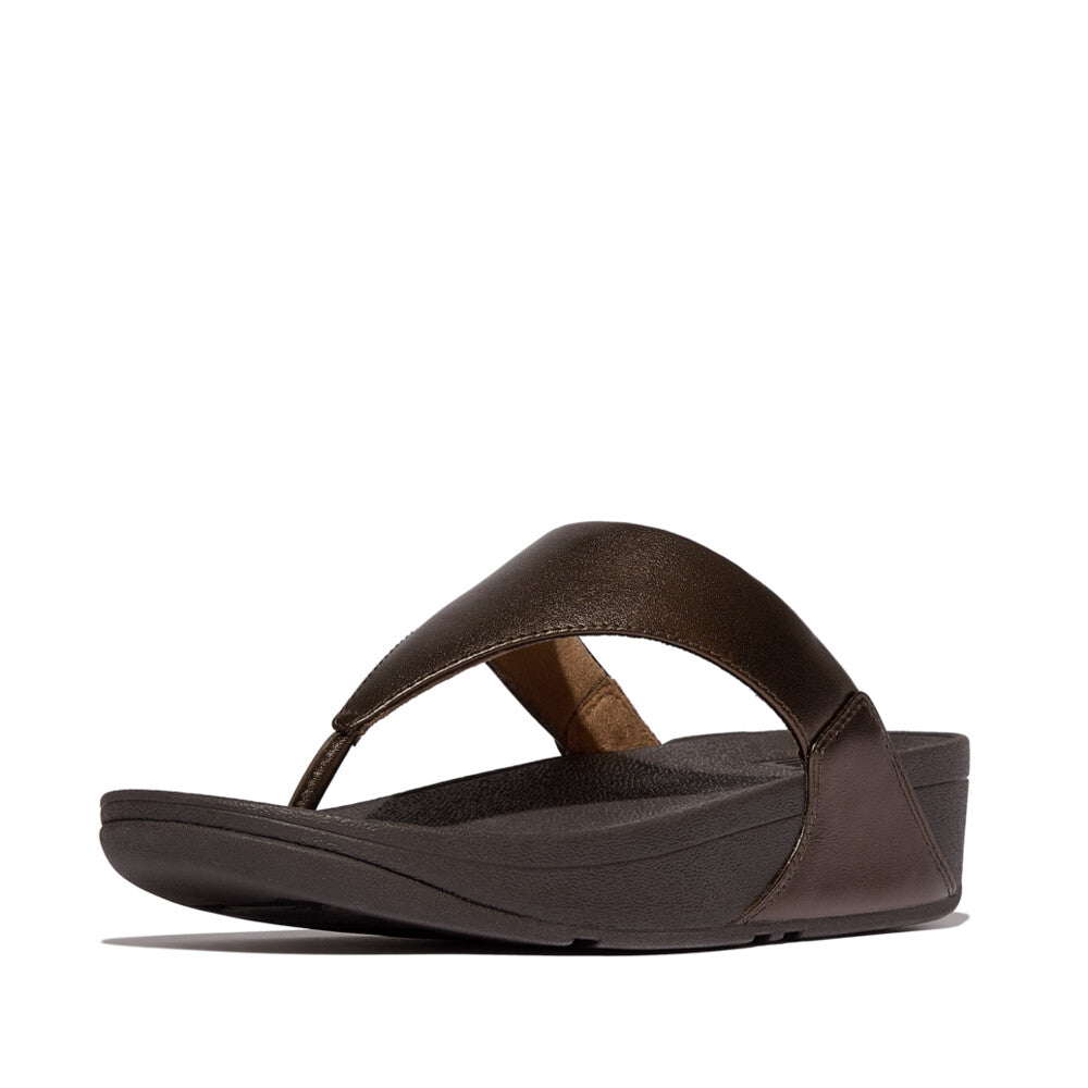 Fitflop Women Lulu Leather Toepost |I88-B37| Mauve Wine main image 1