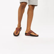 TRAKK II Men's Leather Toe-Post Sandals