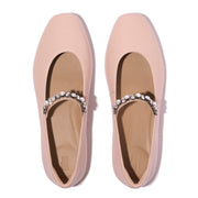 FitFlop x Song Hye Kyo<br>DELICATO Pearls & Crystal Leather Ballet Flats