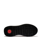 F-MODE Flow Pearls Crystal Knit Slip-On Sneakers