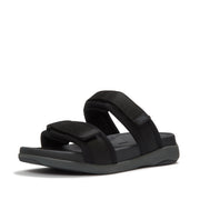 F-MODE GO Mens Adjustable Padded-Webbing Two-Bar Slides