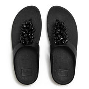 FINO Bead-Cluster Toe-Post Sandals