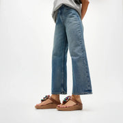 FINO Bead-Cluster Toe-Post Sandals - Terracotta Tan