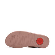 FINO Bead-Cluster Toe-Post Sandals - Clay Blush Multi