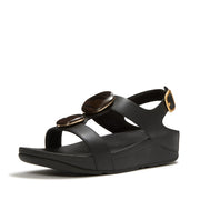 FINO Marbled-Stone Back-Strap Sandals