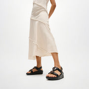 FINO Marbled-Stone Back-Strap Sandals