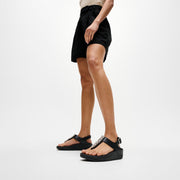 FINO Pearls & Crystal Back-Strap Toe-Post Sandals