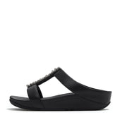 FINO Pearls-And-Crystal H-Bar Slides