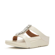 FINO Pearls-And-Crystal H-Bar Slides