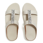 FINO Pearls-And-Crystal H-Bar Slides