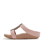 FINO Pearls-And-Crystal H-Bar Slides