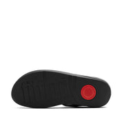 FINO Pearls-And-Crystal Toe-Post Sandals