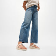 FINO Pearls-And-Crystal Toe-Post Sandals