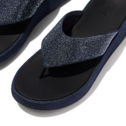 F-MODE Denim Toe-Post Sandals