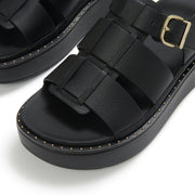 GEN-FF Max Tumbled-Leather Fisherman Sandals