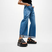 GEN-FF Max Tumbled-Leather Fisherman Sandals