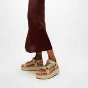 FitFlop x Song Hye Kyo<br>GEN-FF Max Ultra-Jewel Leather Back-Strap Sandals