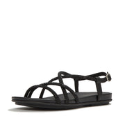 GRACIE Crystal Strappy Back-Strap Sandals