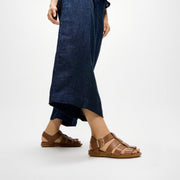 GRACIE Leather Fisherman Sandals