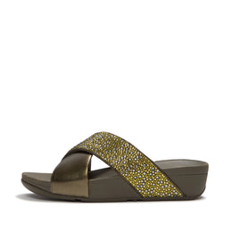 LULU Crystal-Mix  Metallic Cross Slides