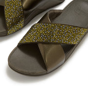 LULU Crystal-Mix  Metallic Cross Slides