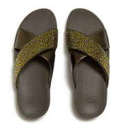 LULU Crystal-Mix  Metallic Cross Slides