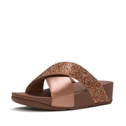 LULU Crystal-Mix  Metallic Cross Slides