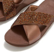 LULU Crystal-Mix  Metallic Cross Slides