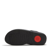 LULU Marbled-Stone Toe-Post Sandals