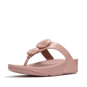 LULU Marbled-Stone Toe-Post Sandals