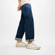 RETRO-Q FF Mens Fabric/Suede Trainers - Urban White Mix