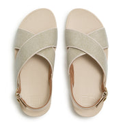 LULU Shimmerglitz Back-Strap Sandals