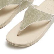 LULU Shimmerglitz Toe-Post Sandals