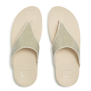 LULU Shimmerglitz Toe-Post Sandals