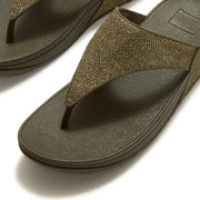 LULU Shimmerglitz Toe-Post Sandals