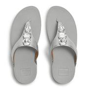 LULU Ultra-Jewel Metallic Toe-Post Sandals