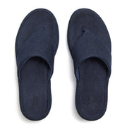 PLATFFORMS Denim Wedge Toe-Post Sandals
