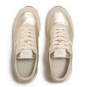 FitFlop x Song Hye Kyo<br>RETRO-Q FF Metallic-Fabric/Suede Sneakers