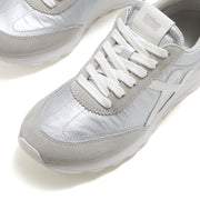 RETRO-Q FF Metallic-Fabric/Suede Sneakers
