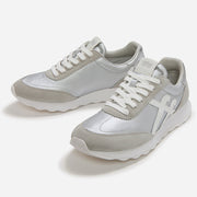 RETRO-Q FF Metallic-Fabric/Suede Sneakers