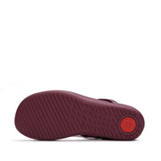 SOLAY Glossy-Disc Toe-Post Sandals