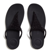 SOLAY Mixed-Crystal Toe-Post Sandals