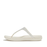 SOLAY Mixed-Crystal Toe-Post Sandals