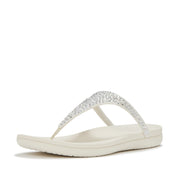 SOLAY Mixed-Crystal Toe-Post Sandals