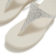 SOLAY Mixed-Crystal Toe-Post Sandals