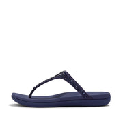 SOLAY Mixed-Crystal Toe-Post Sandals