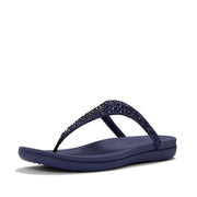 SOLAY Mixed-Crystal Toe-Post Sandals