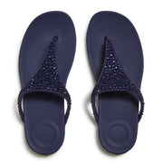 SOLAY Mixed-Crystal Toe-Post Sandals