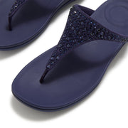 SOLAY Mixed-Crystal Toe-Post Sandals