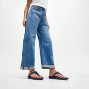 SOLAY Mixed-Crystal Toe-Post Sandals